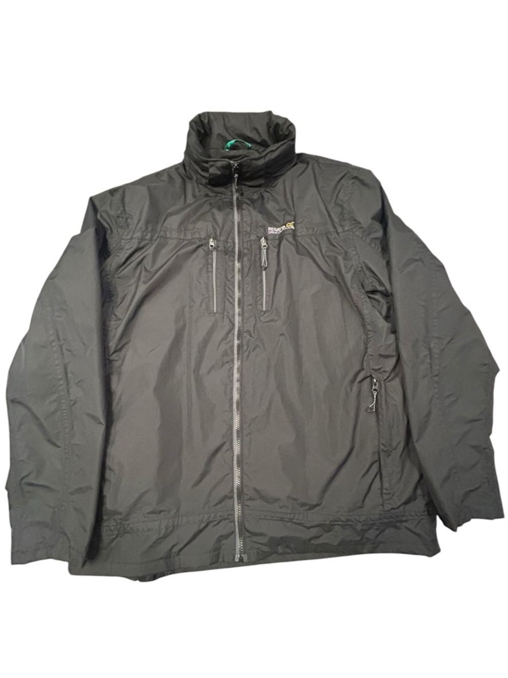 Regatta Great Outdoors Black Isotex 5000 Lightweight Hooded‎ Rain Jacket Men’s